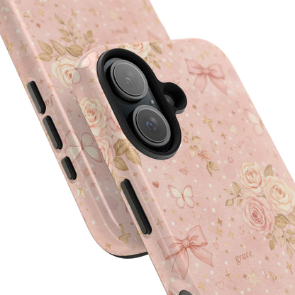 Grace Faith Phone Case | Christian floral iPhone Case