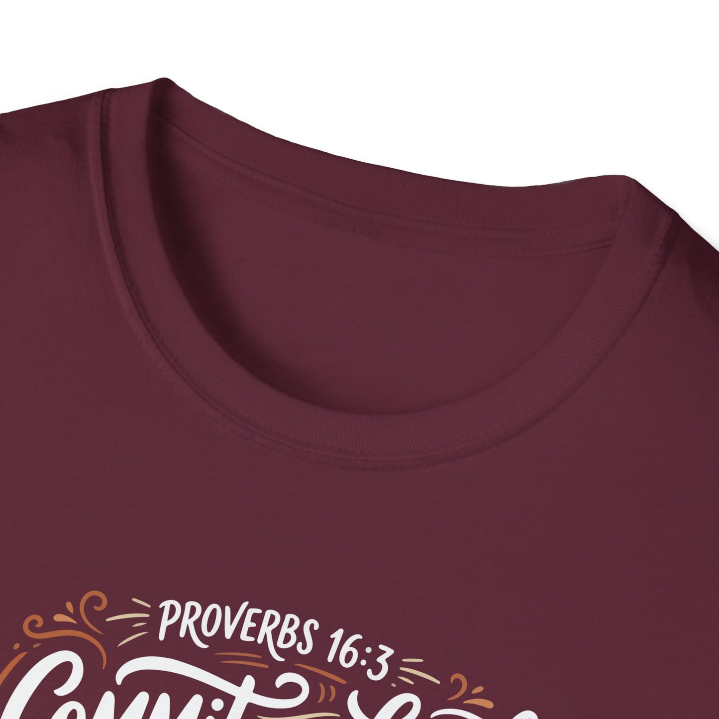 Proverbs 16:3 Commit to the Lord Christian T-Shirt