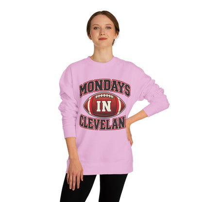Mondays In Cleveland Football Sweatshirt