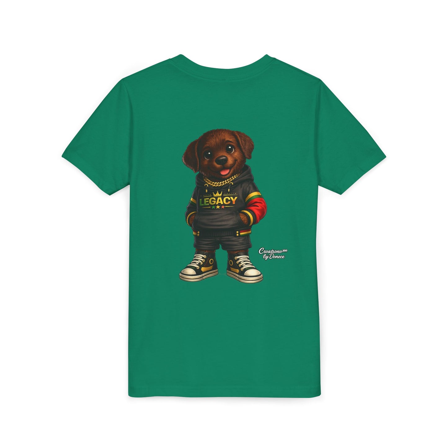 Youth Tee — Cute Rottweiler Puppy in 'Legacy' Hoodie Kids T‑Shirt