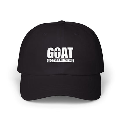 GOAT Dad Cap – Embroidered "GOAT" Retro Baseball Hat for Men, Fathers & Athletes