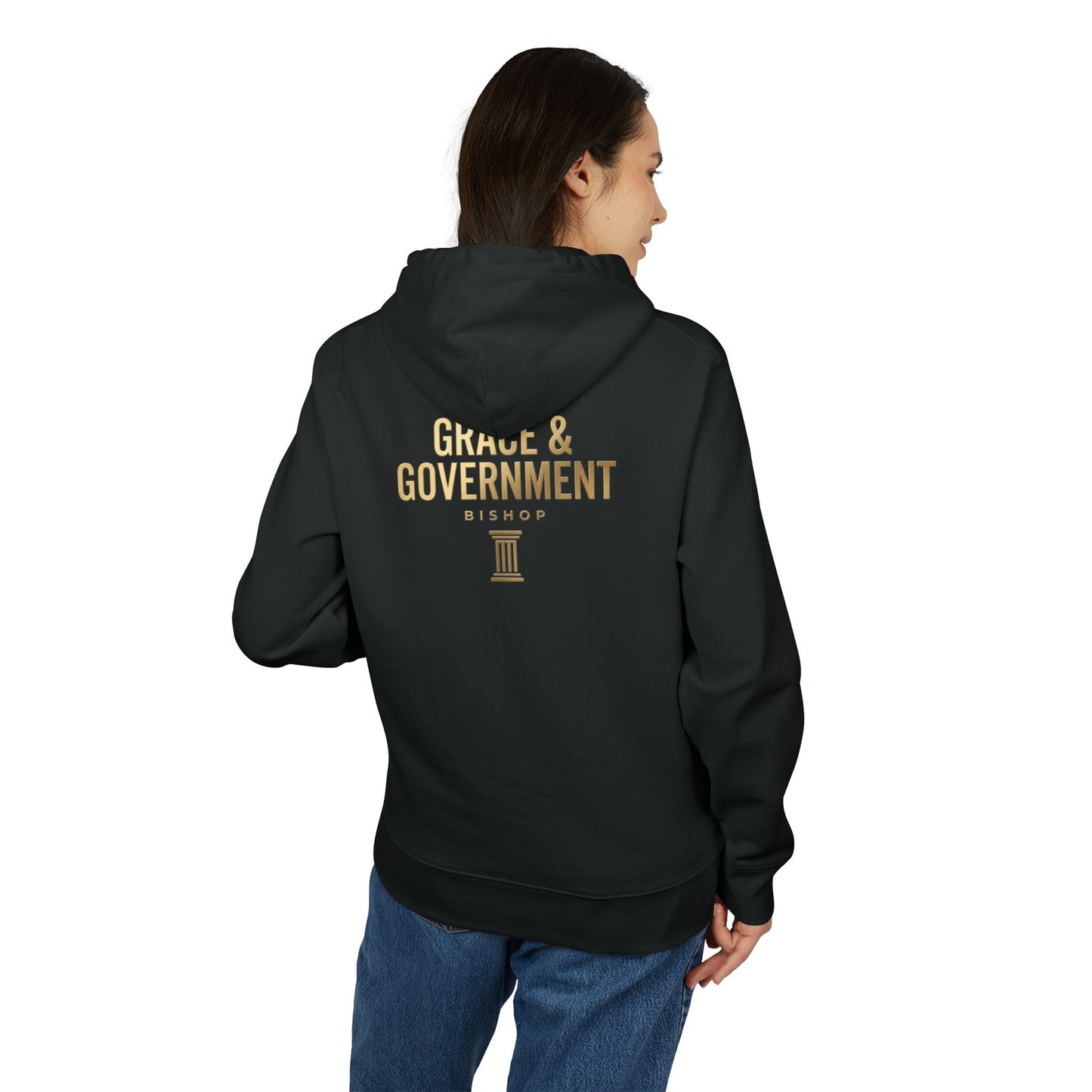 Grace & Government Bishop Hoodie — Faith-Inspired Pullover