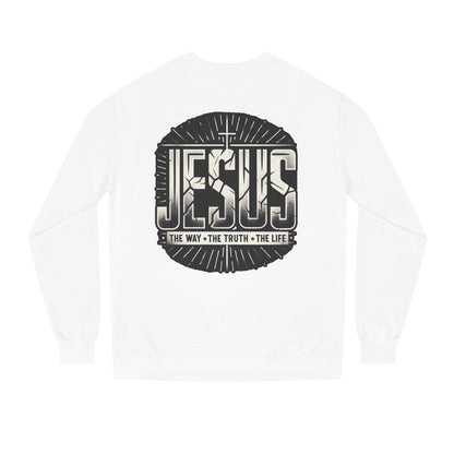 Jesus Faith Crewneck Sweatshirt – "Jesus: The Way • The Truth • The Life" Christian Pullover
