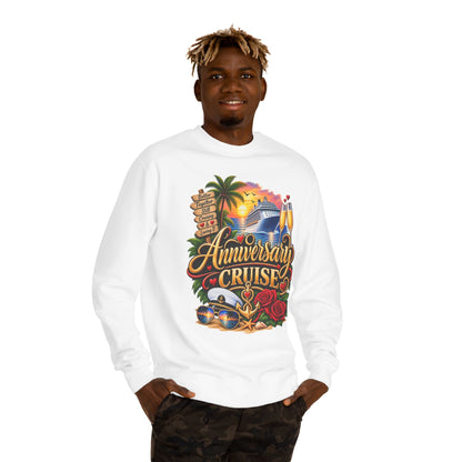 Anniversary Cruise Sweatshirt — Romantic Cruise Vacation Crewneck