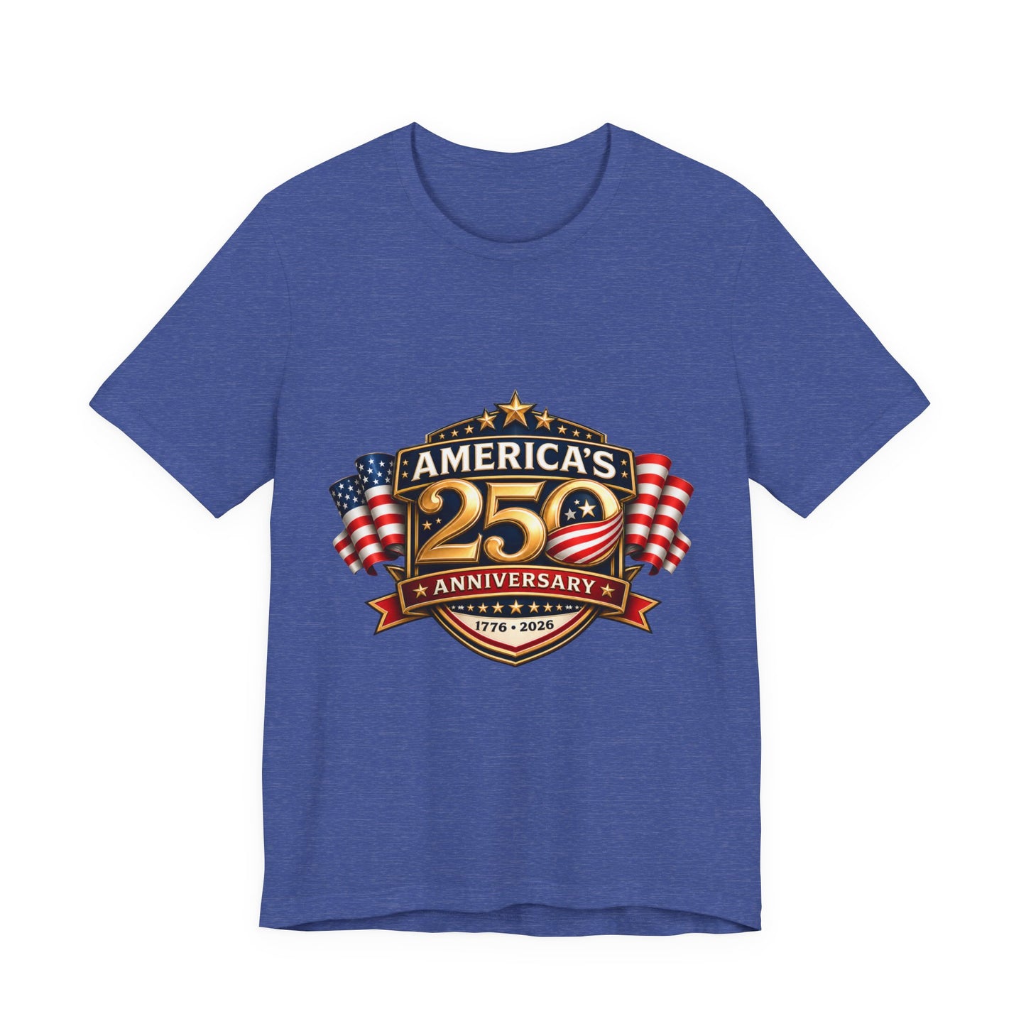 America's 250th Anniversary T-Shirt – 1776–2026 Patriotic USA Flag Tee