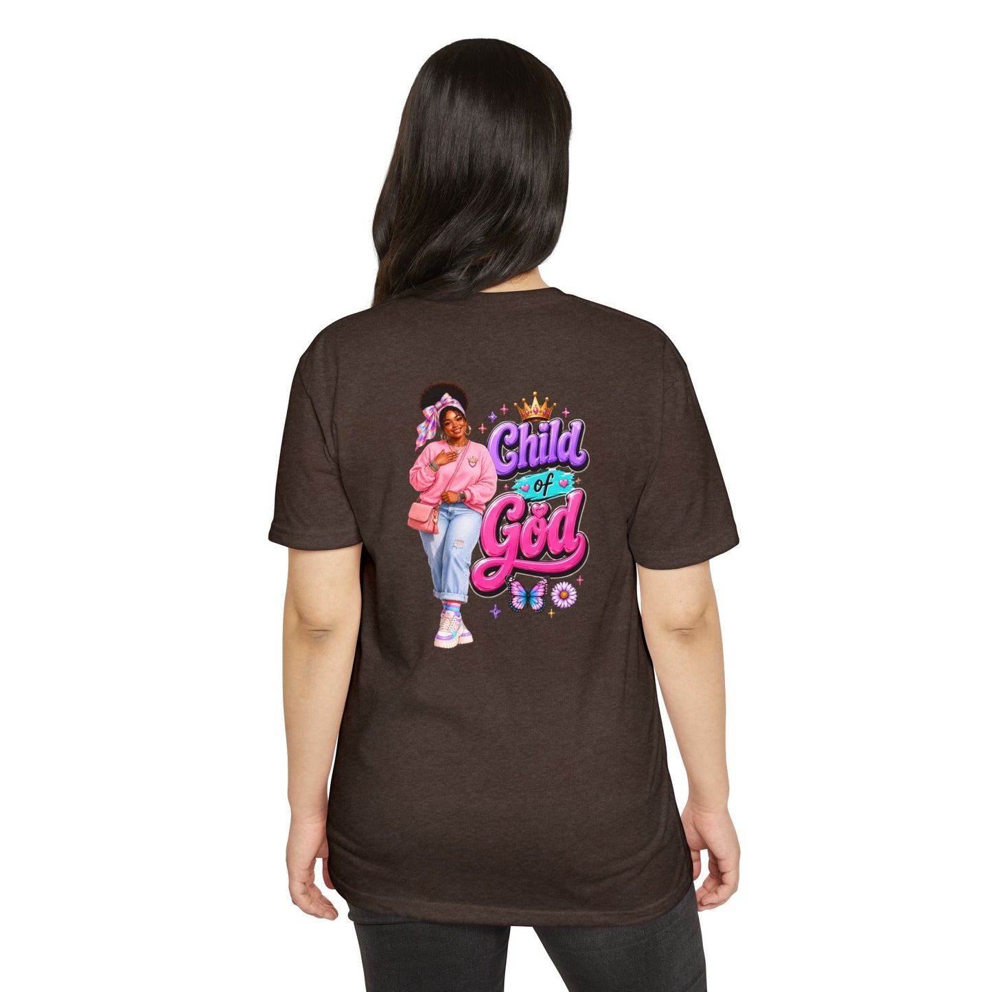Child of God T-Shirt — Cute Pink Faith Graphic Tee for Girls