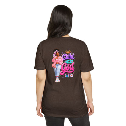 Child of God T-Shirt — Cute Pink Faith Graphic Tee for Girls