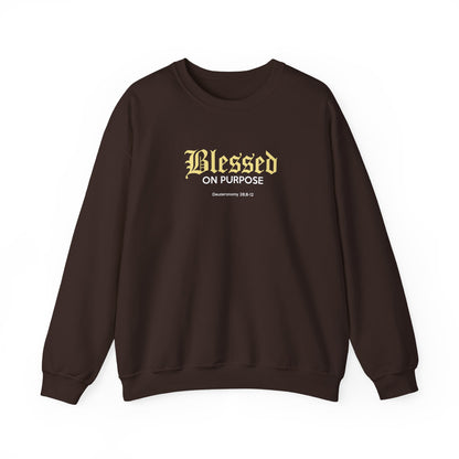 Blessed on Purpose - Proverbs 28:6 Sweatshirt