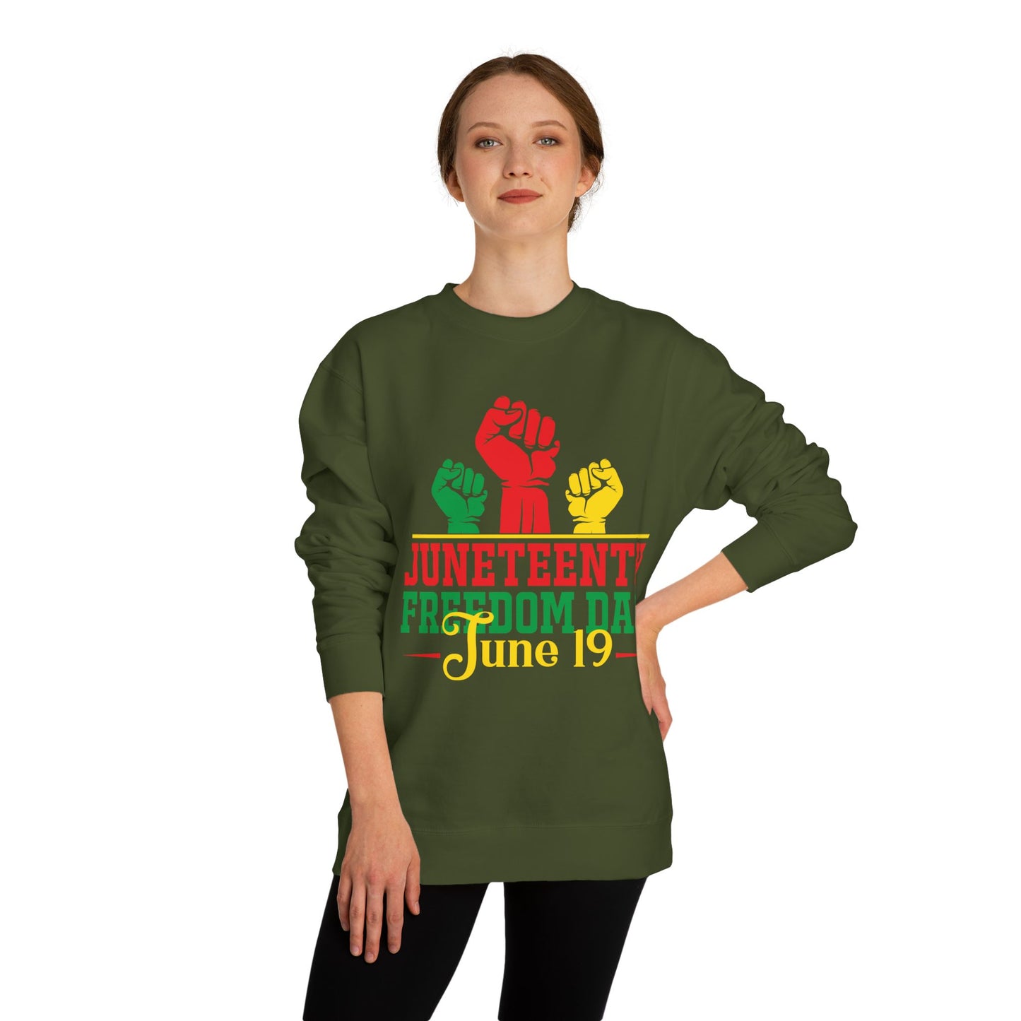 Juneteenth Freedom Day Sweatshirt — June 19 Celebration Crew