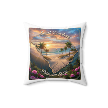 Spun Polyester Square Pillow