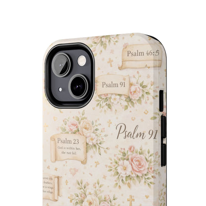 God Is Within Her Phone Case | Christian Floral iPhone Case