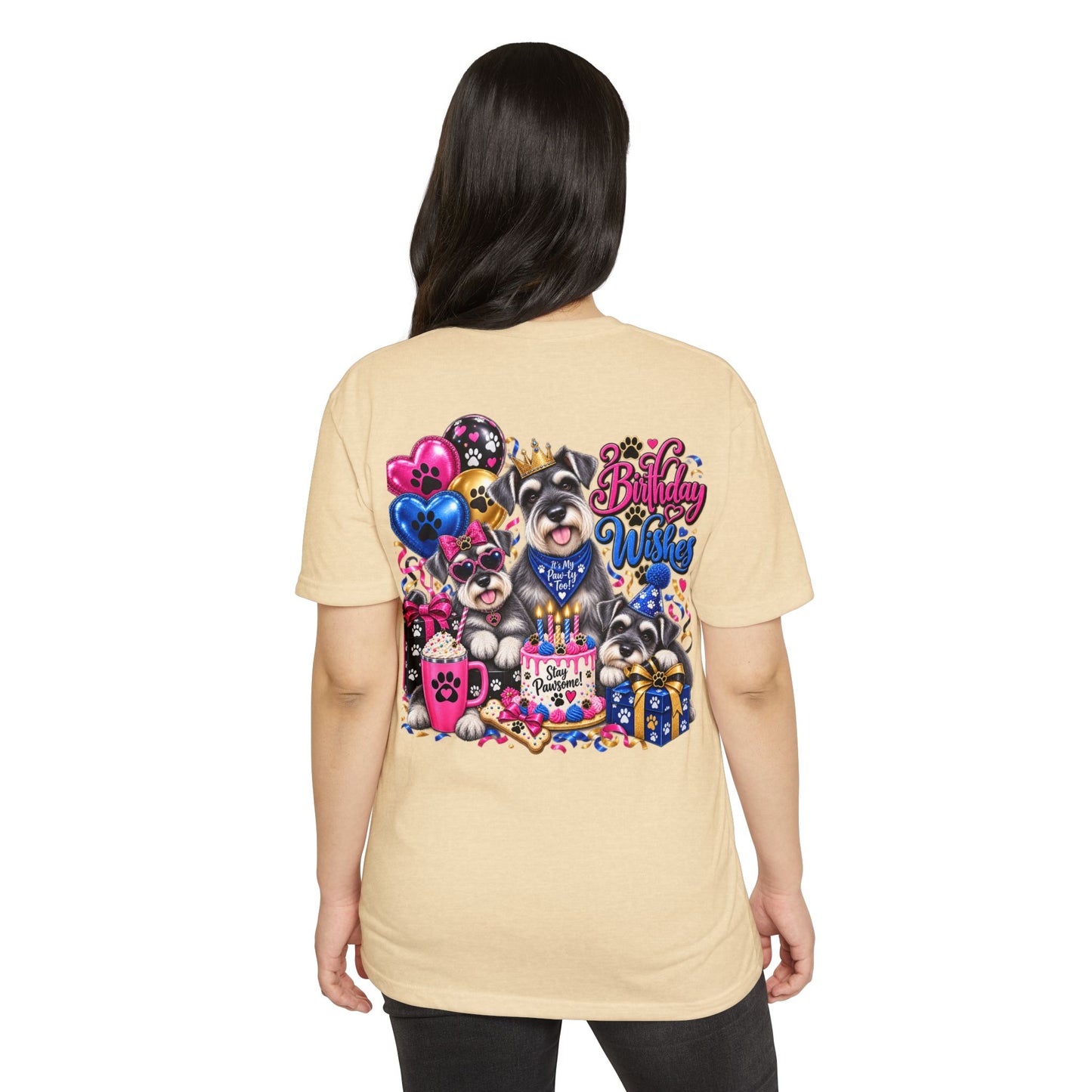 Birthday Wishes Schnauzer T-Shirt