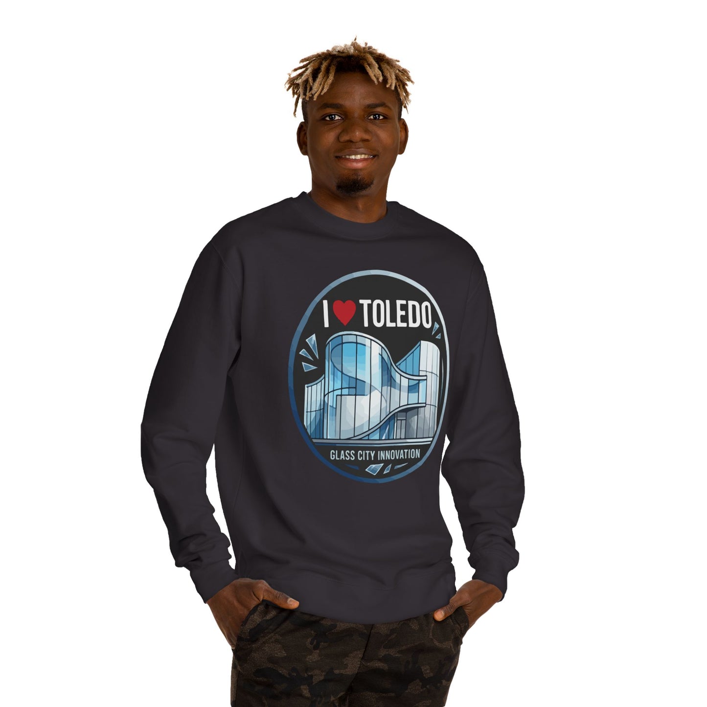 I  Toledo Glass City Sweatshirt — Toledo Skyline Crewneck