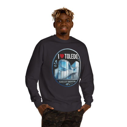 I  Toledo Glass City Sweatshirt — Toledo Skyline Crewneck