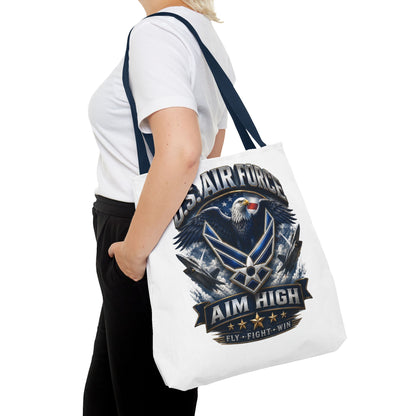 U.S. Air Force Aim High Tote Bag — Patriotic Eagle Military Tote