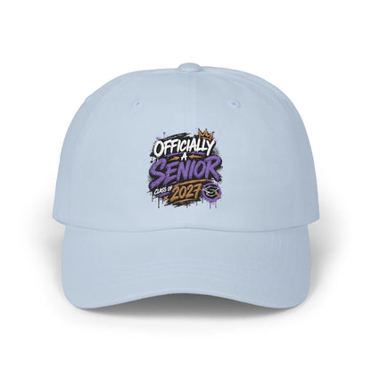Senior 2025 Dad Cap - "Officially Senior" Graduation Baseball Hat