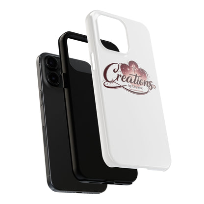 Tough Phone Case — "Creations by Donece" Logo Protective Phone Cover