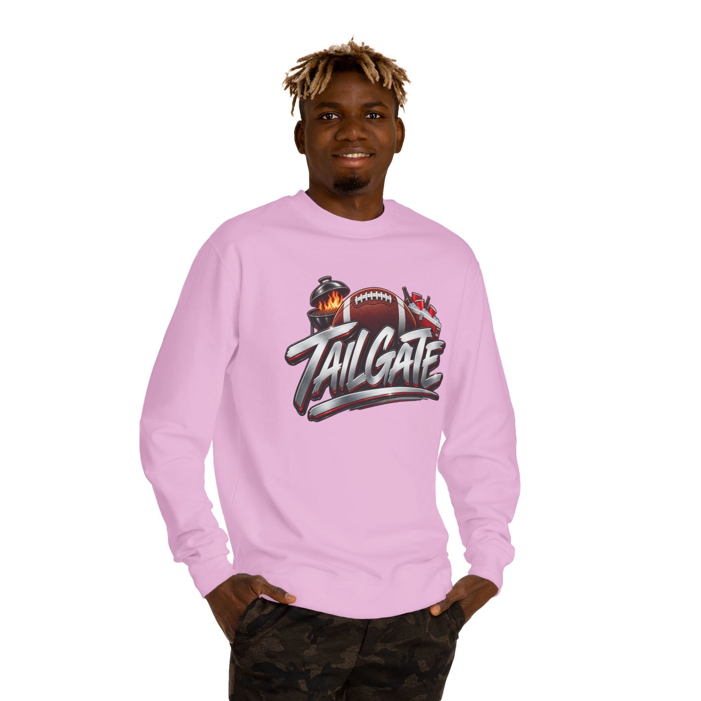 Tailgate Crewneck Sweatshirt — Football Grill & Game Day Pullover