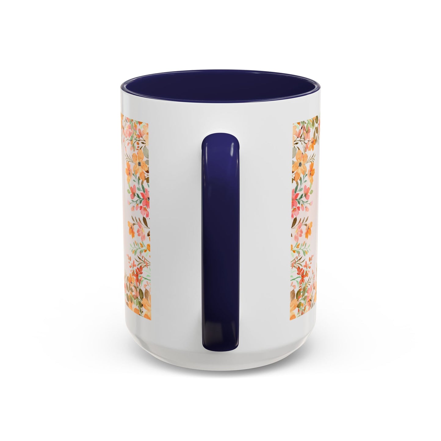 Life Began With You Mom Floral Accent Coffee Mug