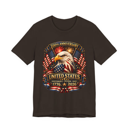 1776–2026 United States 250th Anniversary Eagle T-Shirt