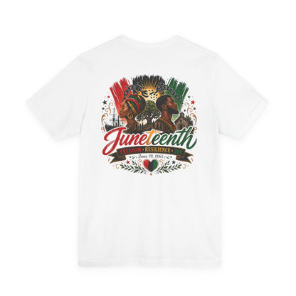 Juneteenth Celebration Tee — Freedom Resilience Juneteenth Graphic Shirt