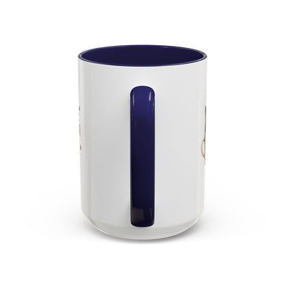 Coffee & Cat Hair Mug — "Coffee, Cat Hair, Don't Care" Accent Ceramic Coffee Mug (11/15oz)