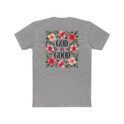God Is Good Floral T-Shirt — Christian Faith Tee