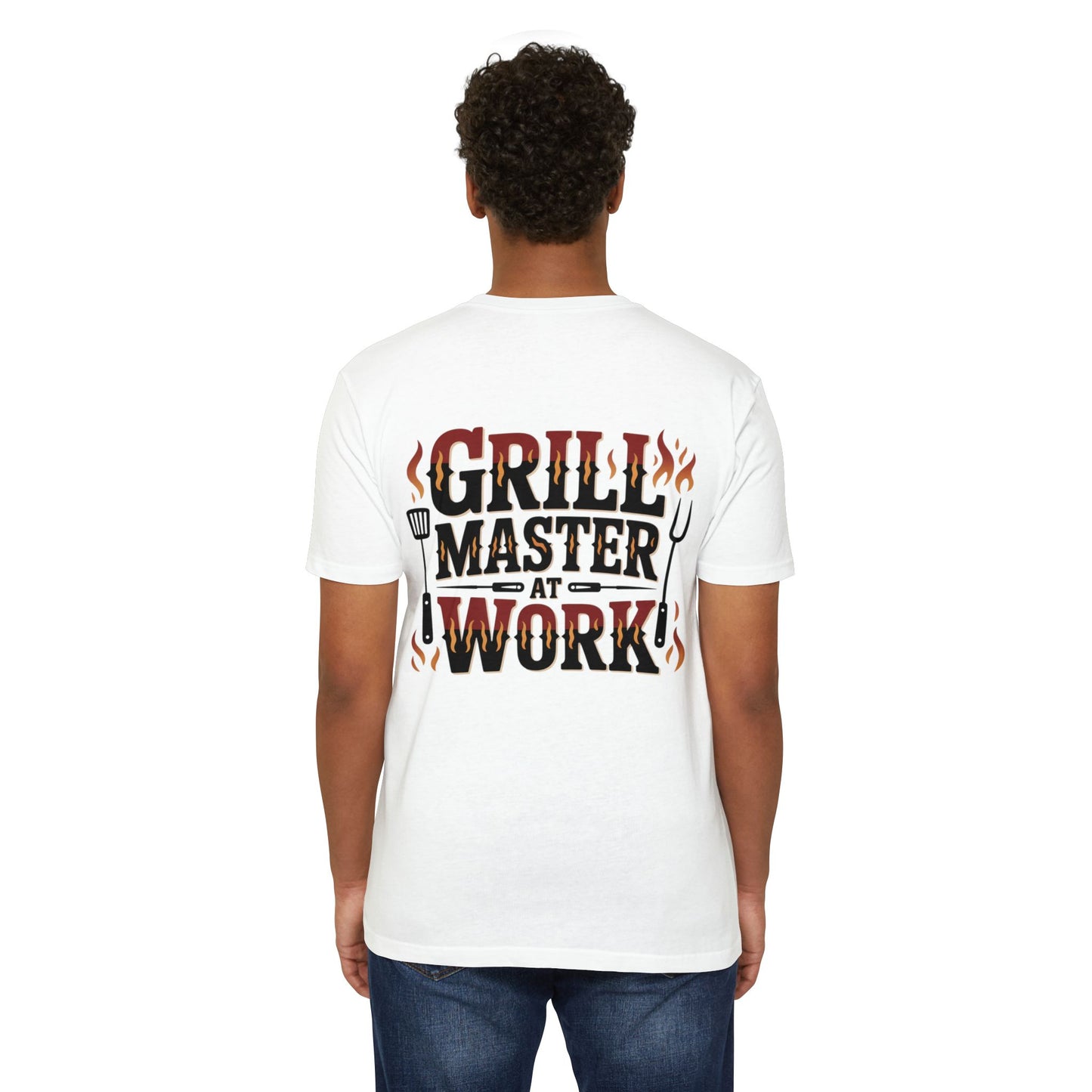 Grill Master at Work T-Shirt — BBQ Chef Funny Dad Gift