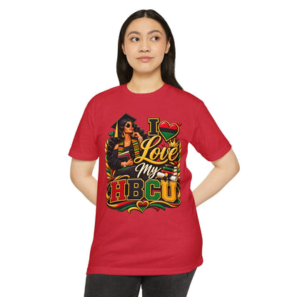 I Love My HBCU T-Shirt — Black Graduate Pride Graphic Tee