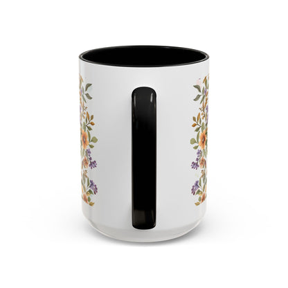 Mom Floral Coffee Mug — "Mom: The Quiet Strength..." Sentimental Mother's Day Gift (11/15oz)