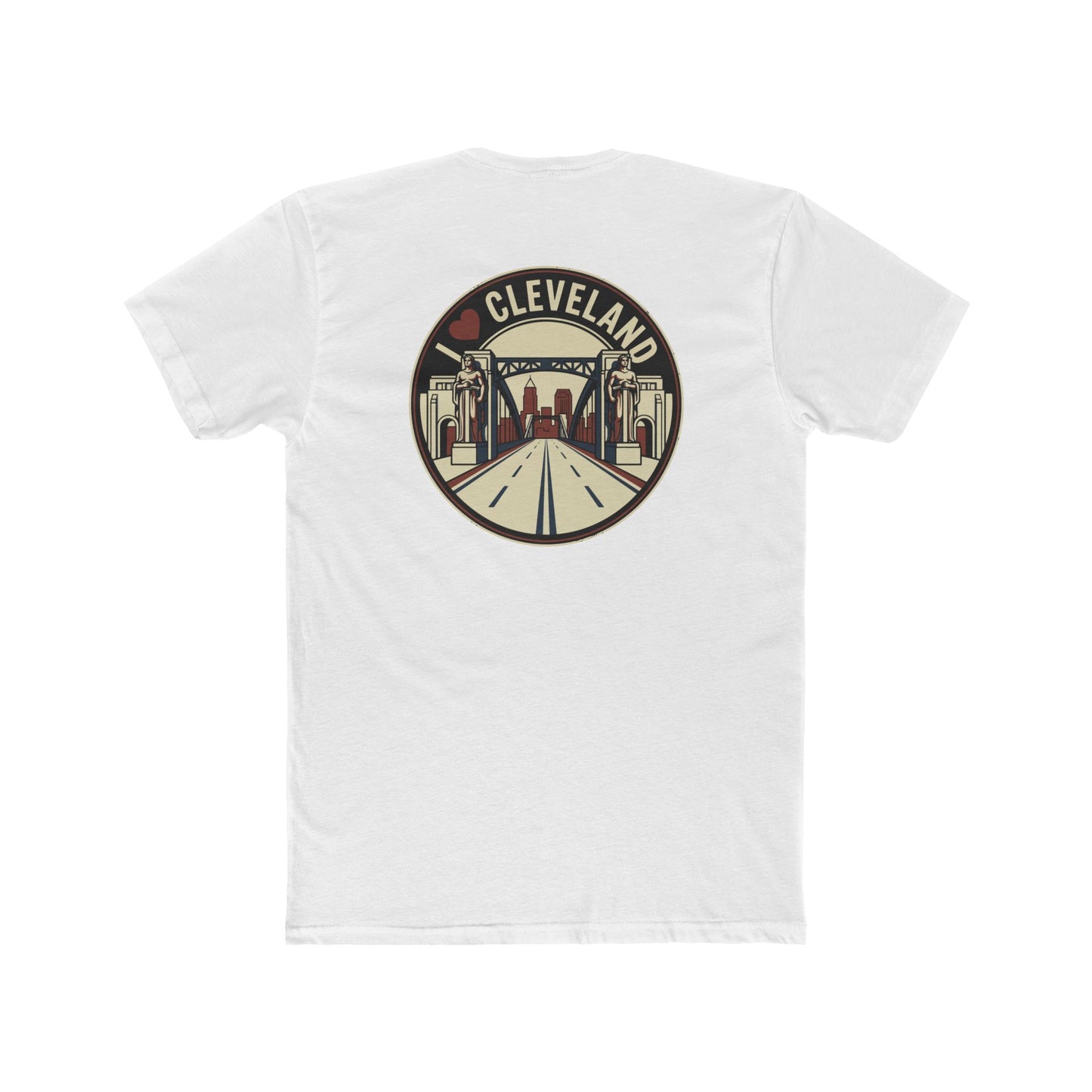 Cleveland Retro Cityscape Tee — I  Cleveland Graphic T‑Shirt