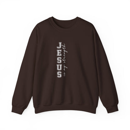 Jesus Vertical Script Sweatshirt