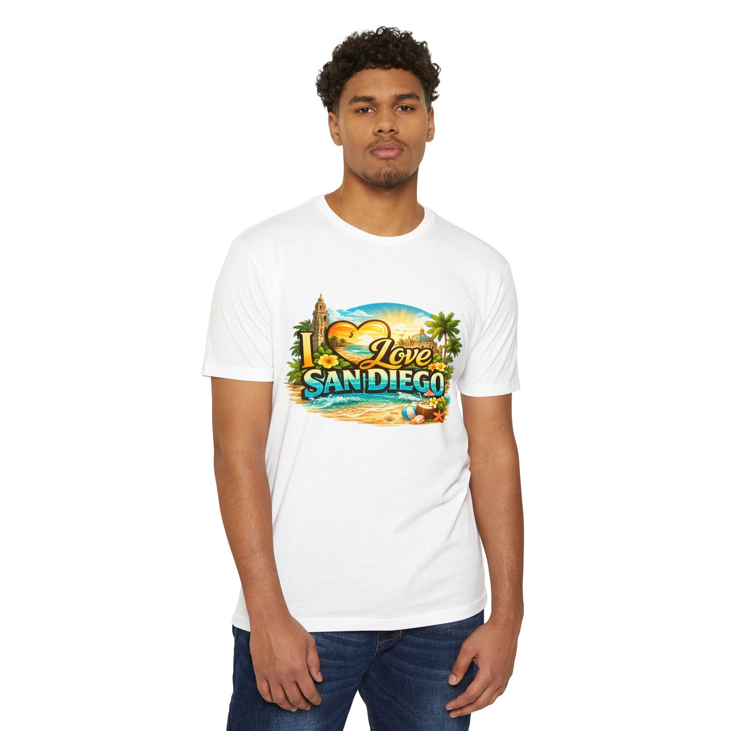 I Love San Diego T-Shirt — Vintage Beach Vacation Tee