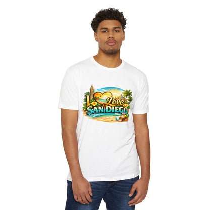 I Love San Diego T-Shirt — Vintage Beach Vacation Tee