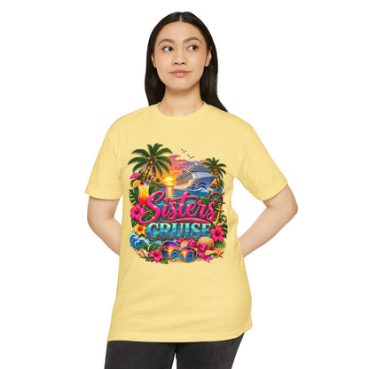 Sisters Cruise T-Shirt — Tropical Vacation Graphic Tee