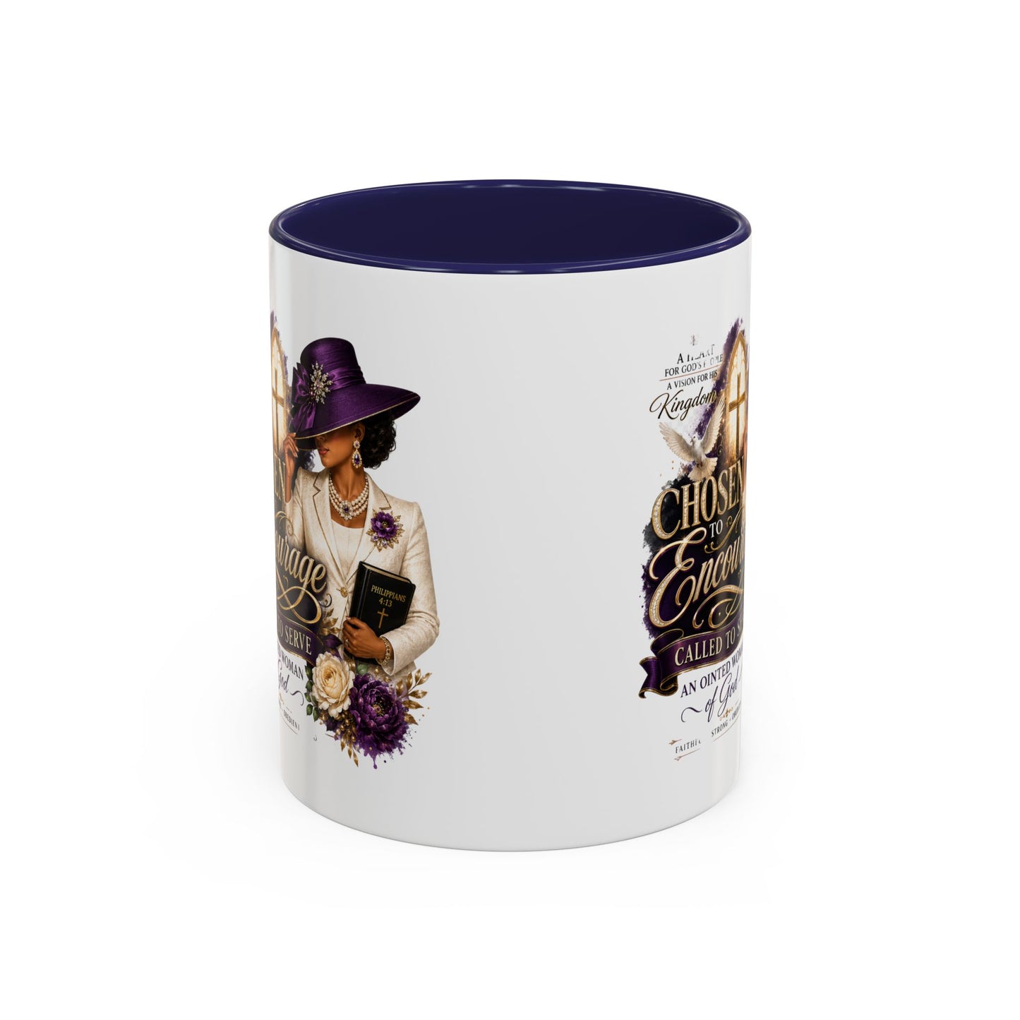 Chosen to Encourage Coffee Mug — Christian Woman Faith Gift (11/15oz)