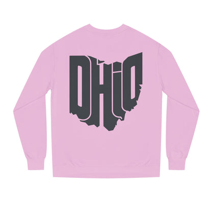 Ohio State Outline Crewneck Sweatshirt — Bold 'OHIO' Map Graphic