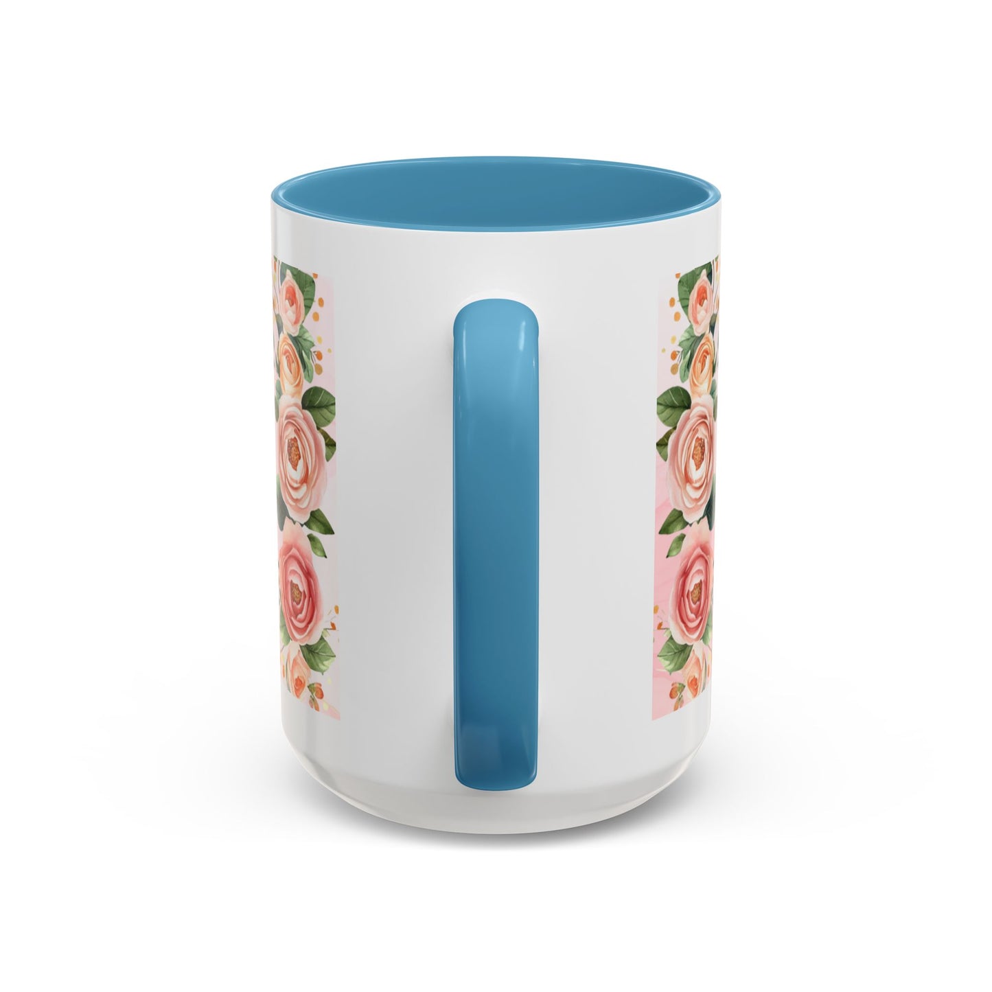 Mom Floral Accent Coffee Mug – Pink Mother's Day Gift (11/15oz)