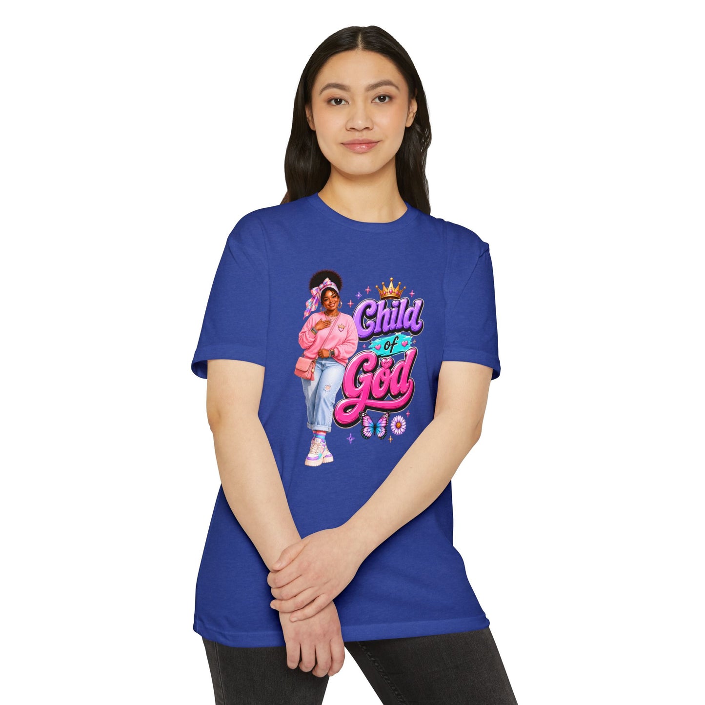 Child of God T-Shirt — Cute Pink Faith Graphic Tee for Girls