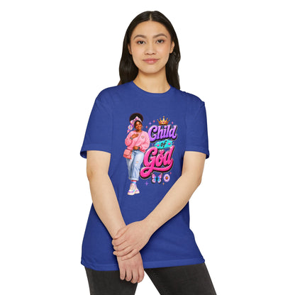 Child of God T-Shirt — Cute Pink Faith Graphic Tee for Girls