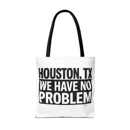 Houston TX Tote Bag — 'We Have No Problem' Graphic Market Tote