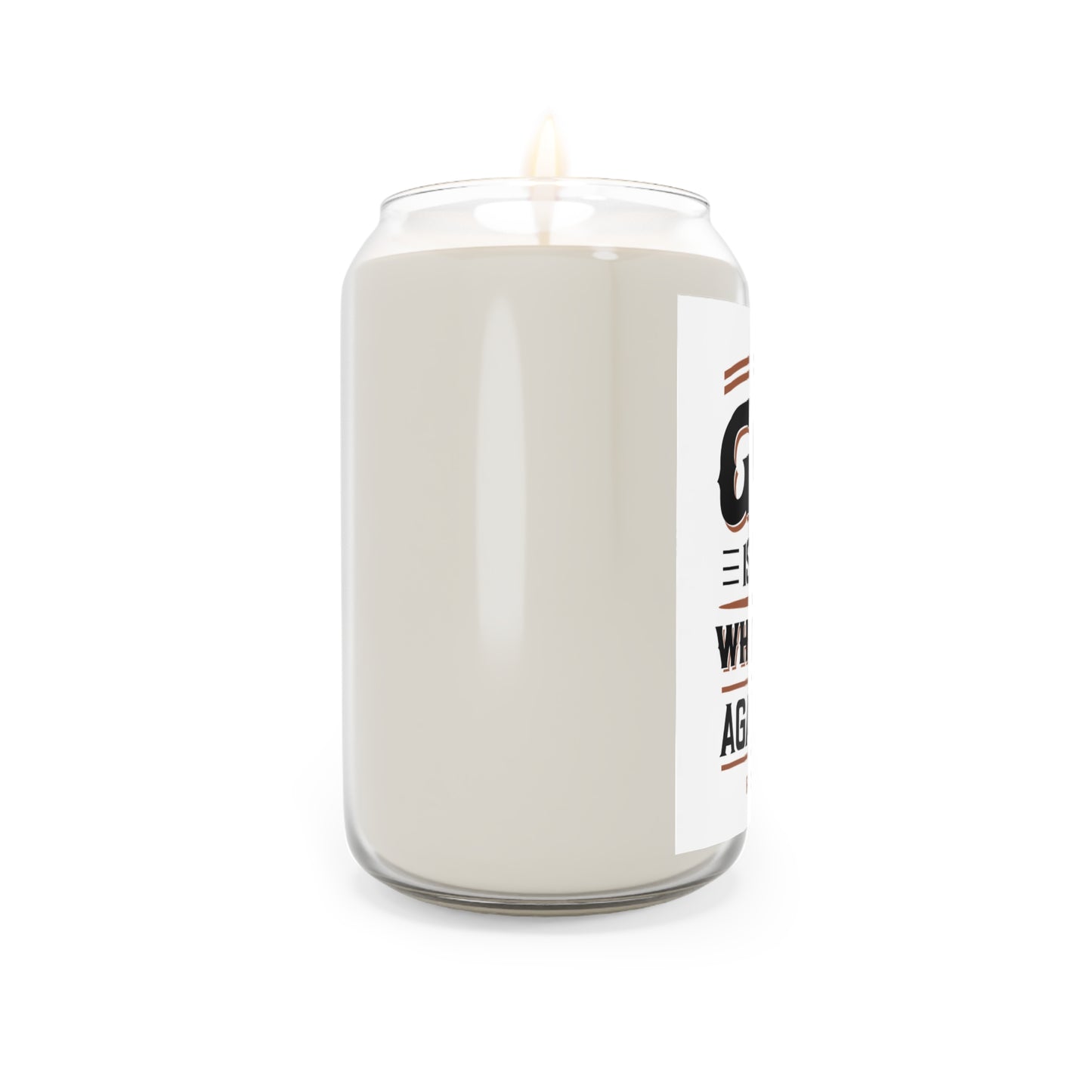 Romans 8:31 Soy Candle — "If God Is For Us, Who Can Be Against Us" 13.75oz