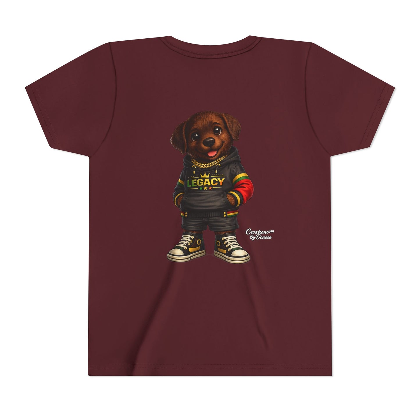Youth Dog Tee — 'Legacy' Streetwear Puppy Graphic Shirt