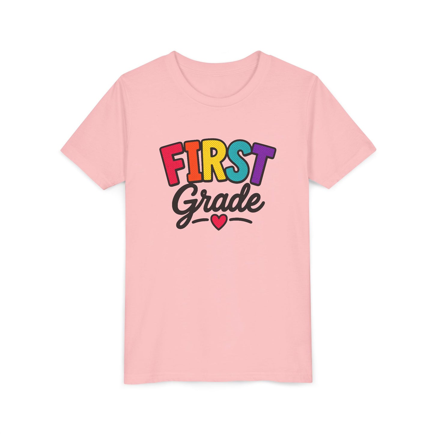 First Grade Youth T‑Shirt — Colorful Back-to-School Tee