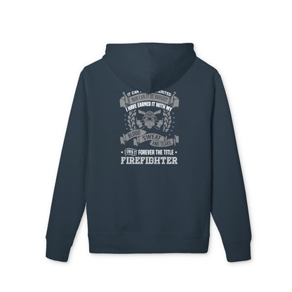 Firefighter Pride Hoodie — "I Didn't Choose the Firefighter Life" Graphic Pullover