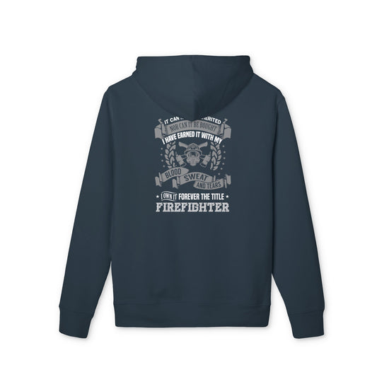 Firefighter Pride Hoodie — "I Didn't Choose the Firefighter Life" Graphic Pullover