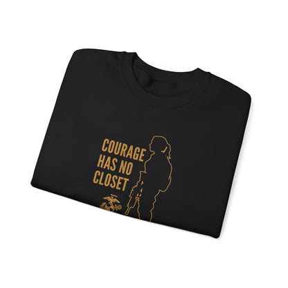Courage Has No Closet US Marines Crewneck Sweatshirt
