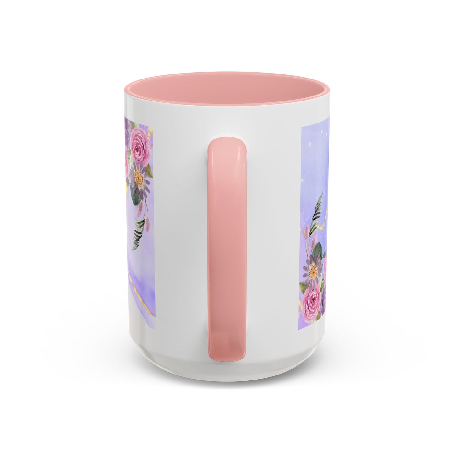 Mother Nutrition Facts Coffee Mug — Floral “Amazing Mom” 11/15oz Accent Mug