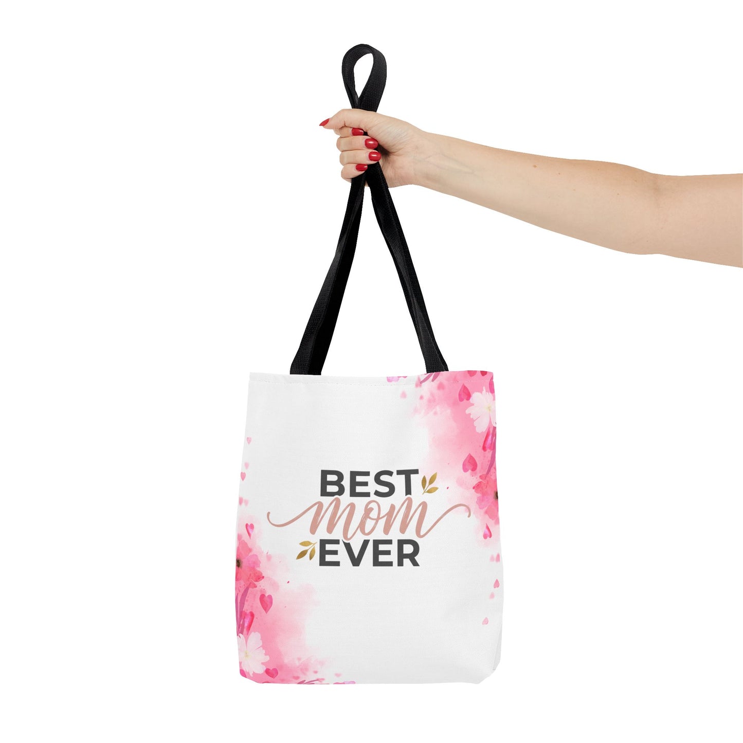 Best Mom Ever Floral Tote Bag
