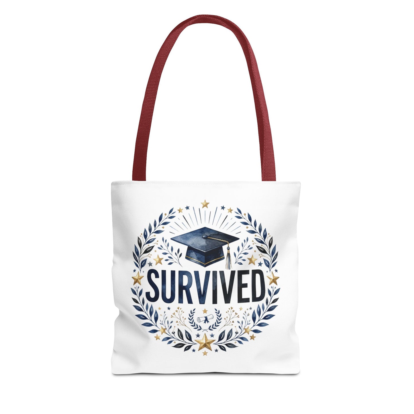 Graduation 'Survived' Tote Bag – Cap & Laurel Grad Gift